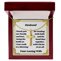 Load image into Gallery viewer, Cross for Husband Proclaiming His Faith
