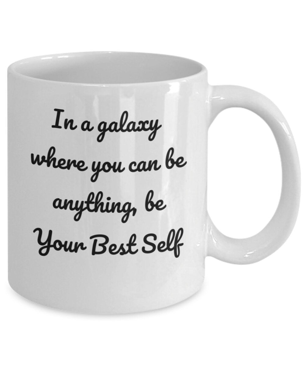 Inspirational, Motivational and Affirming mug gift.