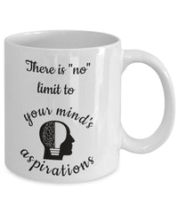 Load image into Gallery viewer, Mind&#39;s Aspirations-Inspirational, motivational coffee mug. Gift for family or friends.
