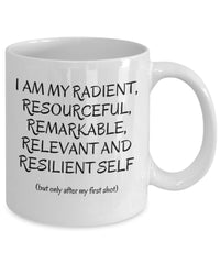 Load image into Gallery viewer, R-shot, Inspirational mug, Motivational Mug, Witty Gift mug for family or friend.

