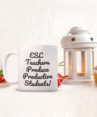 Load image into Gallery viewer, ESL Teacher mug gift. English as Second Language gift. Teacher gift. Bilingual.
