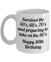 Load image into Gallery viewer, Happy 80th Birthday gift, 80th Birthday gift, Grandma gift, Grandpa gift, Sister gift, Brother gift, Aunt gift, Uncle gift
