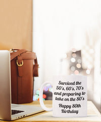 Load image into Gallery viewer, Happy 80th Birthday gift, 80th Birthday gift, Grandma gift, Grandpa gift, Sister gift, Brother gift, Aunt gift, Uncle gift
