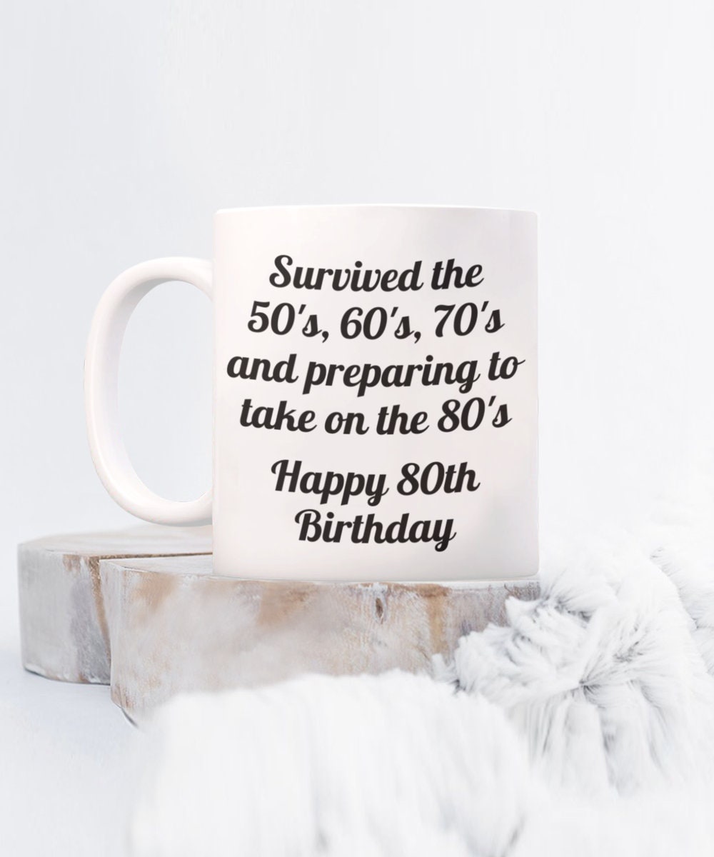 Happy 80th Birthday gift, 80th Birthday gift, Grandma gift, Grandpa gift, Sister gift, Brother gift, Aunt gift, Uncle gift