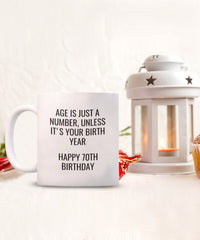 Load image into Gallery viewer, 70th Birthday Gift Mug, Sister gift, Brother gift, Aunt gift, Uncle gift, Friend gift
