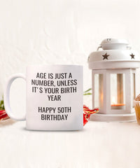 Load image into Gallery viewer, 50th Birthday gift mug, Sister gift, Brother gift, Aunt gift, Uncle gift, Friend gift
