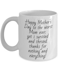 Load image into Gallery viewer, Worst mom gift, Mother&#39;s day gift, Absentee mother gift, Worst Parent gift, Foster Parent gift, unbiological parent gift
