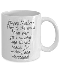 Load image into Gallery viewer, Worst mom gift, Mother&#39;s day gift, Absentee mother gift, Worst Parent gift, Foster Parent gift, unbiological parent gift
