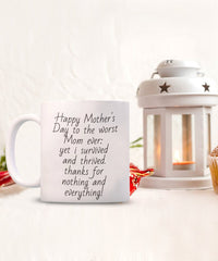 Load image into Gallery viewer, Worst mom gift, Mother&#39;s day gift, Absentee mother gift, Worst Parent gift, Foster Parent gift, unbiological parent gift
