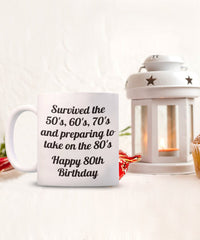 Load image into Gallery viewer, Happy 80th Birthday gift, 80th Birthday gift, Grandma gift, Grandpa gift, Sister gift, Brother gift, Aunt gift, Uncle gift
