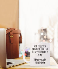 Load image into Gallery viewer, Happy 60th Birthday gift mug, Sister gift, Brother gift, Aunt gift, Uncle gift, Friend gift
