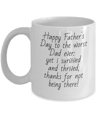 Load image into Gallery viewer, Worst father gift, worst dad&#39;s day gift, Absentee father gift, Absentee dad, Worst Parent gift, worst biological parent gift
