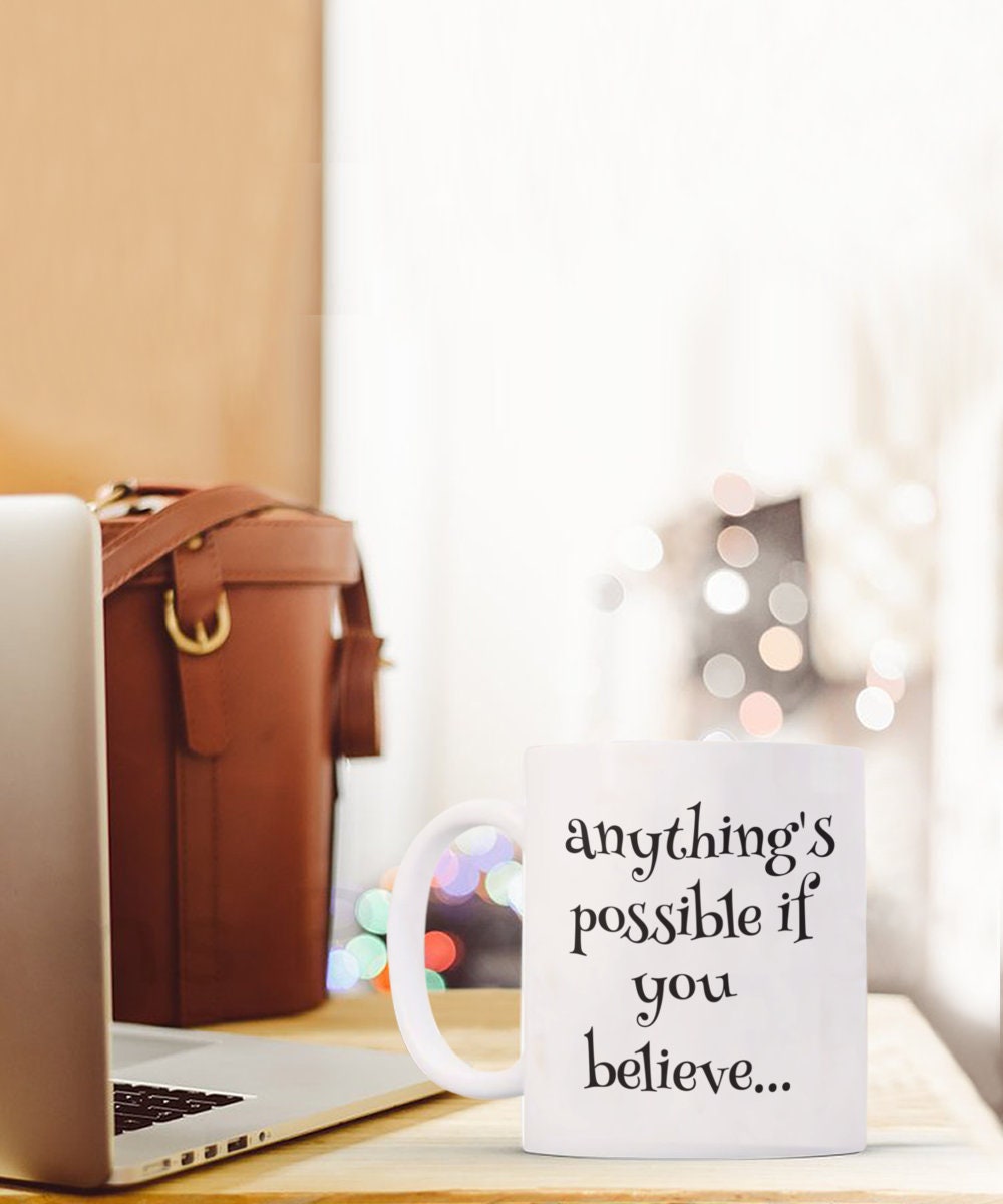 Faith gift mug. Whimsical gift mug for family or friend.